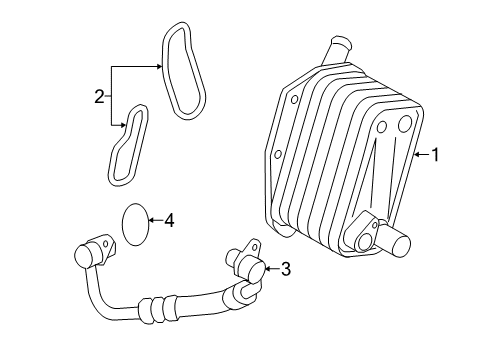 2016 Volvo S60 Oil Cooler - Belts Diagram 3