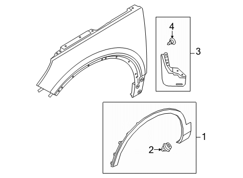 2026 Volvo EC40 Exterior Trim - Fender