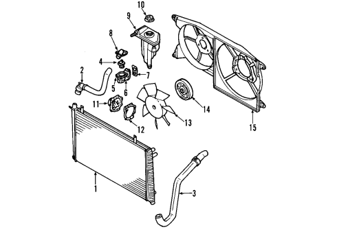 2000 Volvo S40 Cooling System Diagram