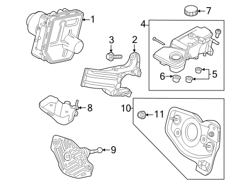 2023 Volvo V60 Cross Country Dash Panel Components Diagram