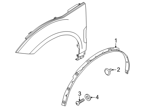 2025 Volvo EX30 Exterior Trim - Fender