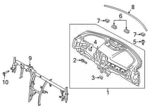 2026 Volvo EC40 Instrument Panel