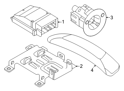 2025 Volvo EX30 Electrical Components - Instrument Panel