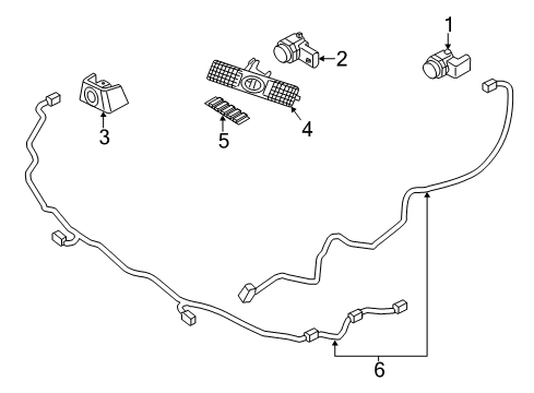 2017 Volvo S60 Bumper & Components - Front Diagram 6