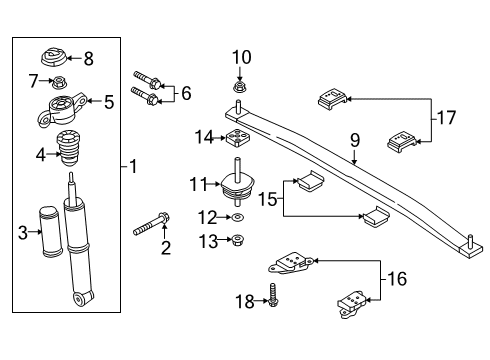 2025 Volvo V60 Shocks & Components Diagram 2
