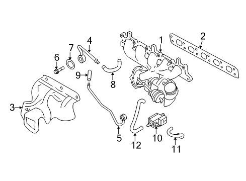 2016 Volvo XC70 Turbocharger Diagram
