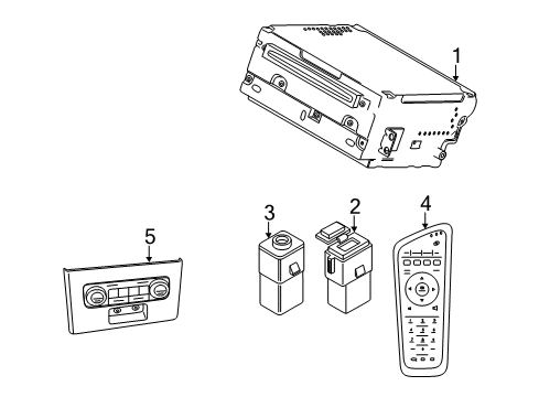 2011 Volvo S60 Entertainment System Components