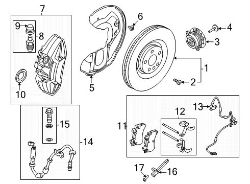 2025 Volvo EX90 Front Brakes