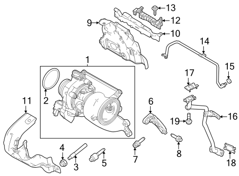 2024 Volvo XC40 Turbocharger & Components