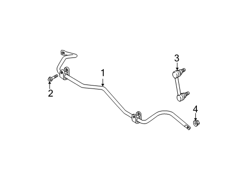 2014 Volvo XC90 Stabilizer Bar & Components Diagram 3