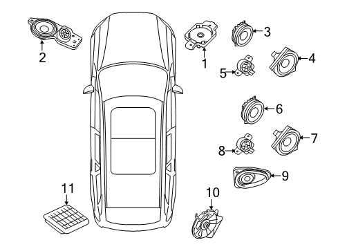 2024 Volvo S90 Sound System Diagram 2