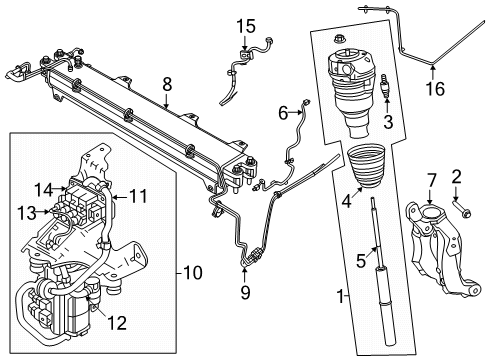 2025 Volvo EX90 Struts & Components