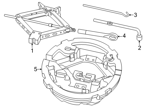 2025 Volvo EX30 Jack & Components