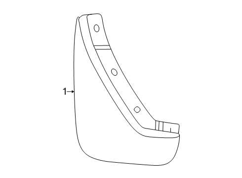 2025 Volvo EX90 Exterior Trim - Fender