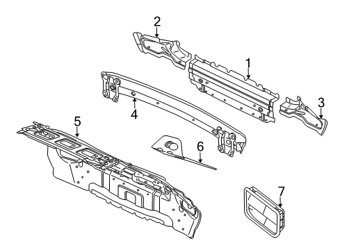 2011 Volvo C30 Rear Body Diagram