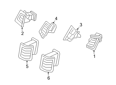 2017 Volvo XC90 Ducts - Body Diagram 2