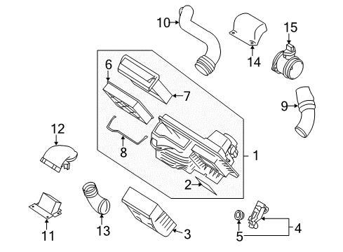 2005 Volvo V50 Air Intake Diagram
