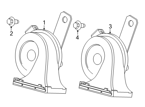 2025 Volvo EX30 Horn