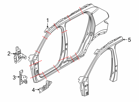 2025 Volvo XC40 Uniside Diagram 2