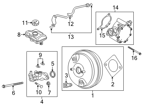 2016 Volvo XC90 Hydraulic System - Brakes Diagram 2