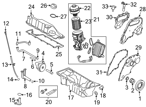 2015 Volvo S80 Oil Level Sensor Diagram for 32380135