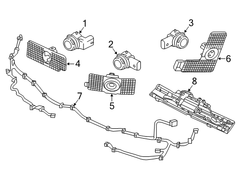 2017 Volvo XC90 Bumper & Components - Rear Diagram 4