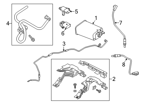 2016 Volvo V60 Vapor Canister Diagram 3