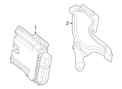 2024 Volvo XC40 Recharge Traction Motor Components Diagram 3