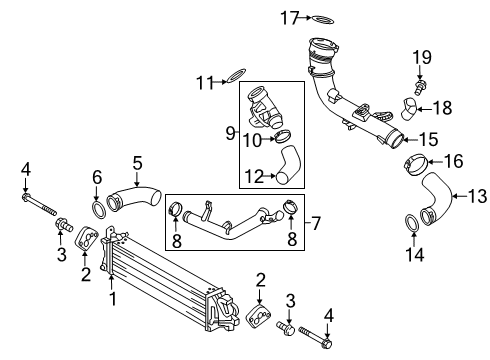 2025 Volvo S60 Intercooler