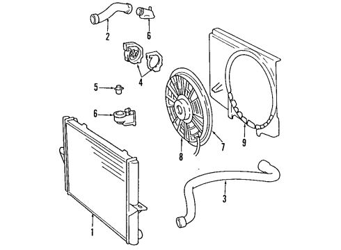 1993 Volvo 850 Cooling System Diagram