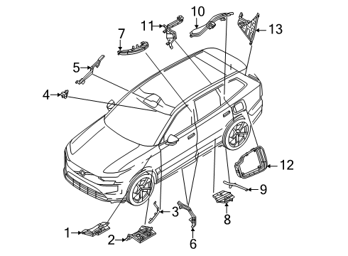 2025 Volvo EX90 Body Side Panel