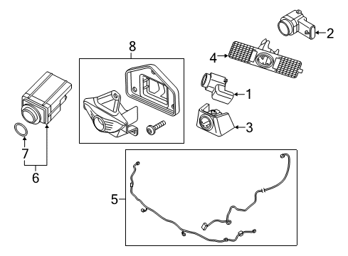 2017 Volvo V60 Cross Country Bumper & Components - Front Diagram 3
