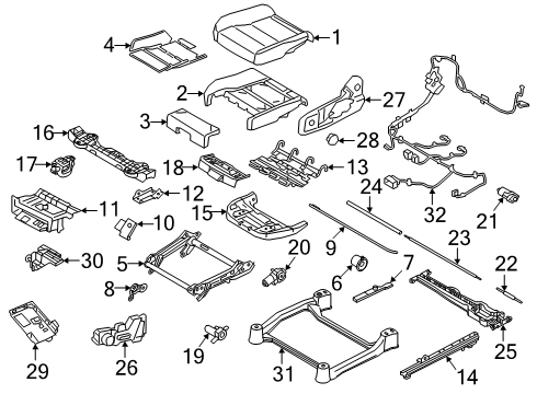 2023 Volvo C40 Recharge Heated Seats Diagram 2