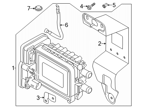 2026 Volvo EC40 A/C Condenser, Compressor & Lines Diagram 6