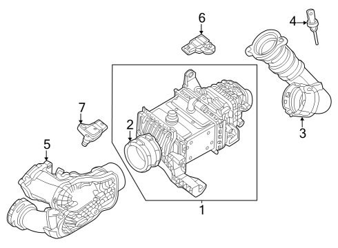 2023 Volvo V90 Cross Country Intercooler Diagram