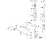 Diagram for Volvo XC90 Strut Mounts - 31476048