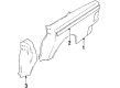 Diagram for Volvo 240 Door Moldings - 1312408