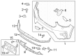 Diagram for Volvo EC40 Bumper Cover - 40005164