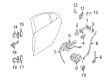 Diagram for Volvo Rear Passenger Door Handle Latch - 31253664
