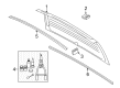 Diagram for Volvo 850 Door Moldings - 9483520