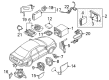 Diagram for Volvo V70 Car Speakers - 8633443
