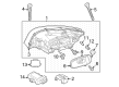 Diagram for Volvo S60 Headlight - 31420678