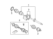Diagram for Volvo XC90 CV Boot - 274337