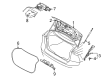 Diagram for Volvo Liftgate Hinge - 31278386