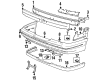 Diagram for Volvo 960 Spoiler - 9126175