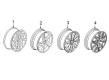 Diagram for Volvo S60 Alloy Wheels - 32207172