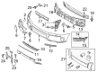 Diagram for Volvo XC90 Bumper Cover - 39879287