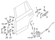 Diagram for Volvo EX90 Door Screws - 30624622