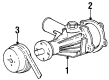 Diagram for Volvo Water Pump Gasket - 1378491