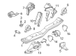 Diagram for Volvo S40 Crossmember Bushing - 30862412